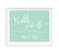 Mint Green Wedding Signs-Set of 1-Andaz Press-Mr. & Mrs.-
