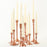 Mixed Taper Candle Holder Set, Set of 10-Set of 10-Koyal Wholesale-Gold-