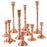Mixed Taper Candle Holder Set, Set of 10-Set of 10-Koyal Wholesale-Copper-