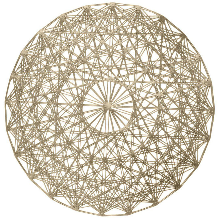 Modern Geometric Placemats, Set of 12-Set of 12-Koyal Wholesale-Gold-