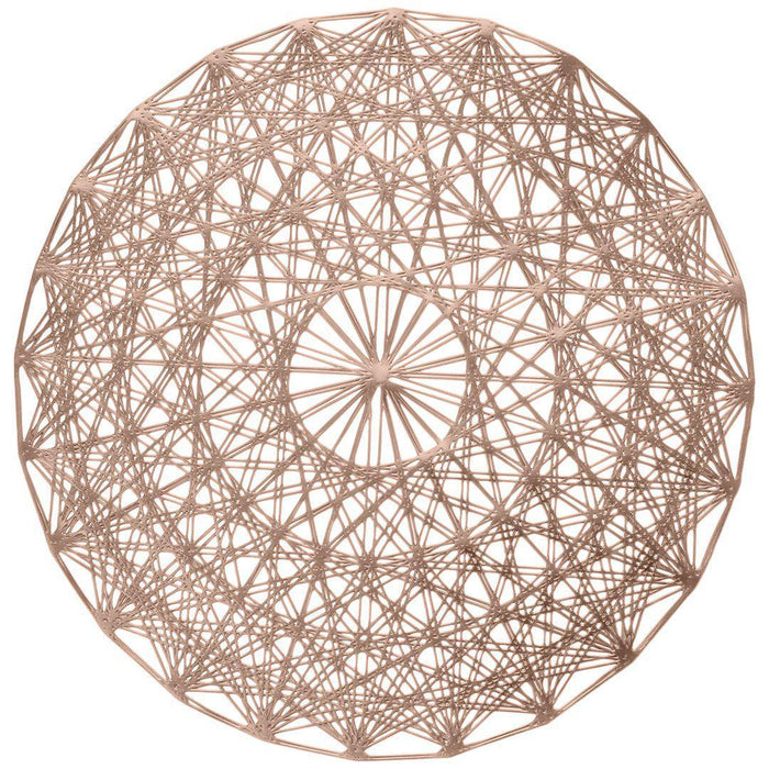 Modern Geometric Placemats, Set of 12-Set of 12-Koyal Wholesale-Rose Gold-