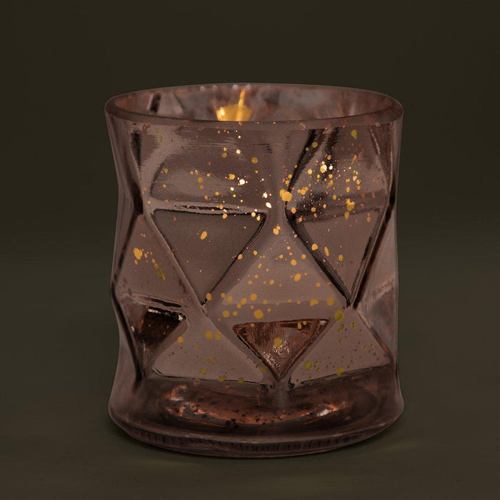 Modern Geometric Votive Candle Holders, Set of 6-Set of 6-Koyal Wholesale-Silver-