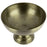 Modern Minimalist Round Pedestal Bowl Metal Compote Bowl Vase for Table Centerpiece-Set of 1-Koyal Wholesale-Bronze-8" x 5.5"-