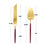 Modern Wedding Cake Knife Set-Set of 1-Koyal Wholesale-Burgundy-