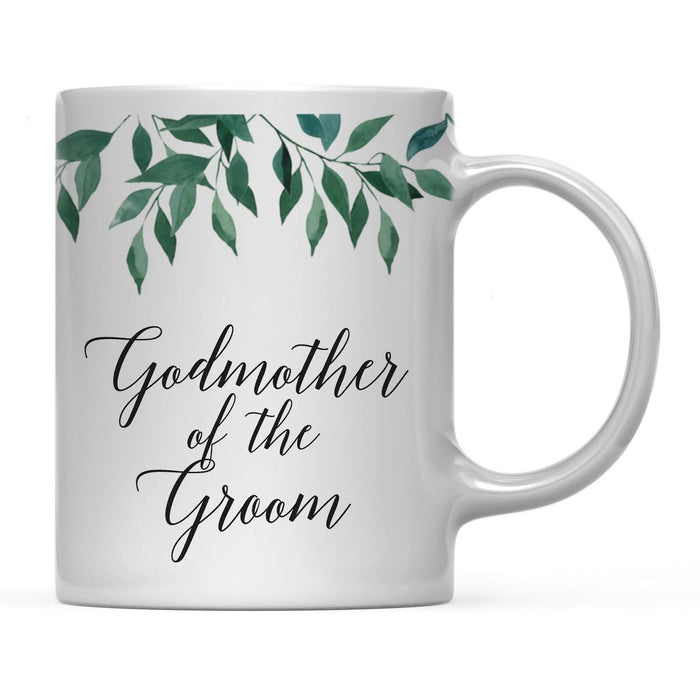 Natural Greenery Green Leaves Wedding Coffee Mug-Set of 1-Andaz Press-Bride-