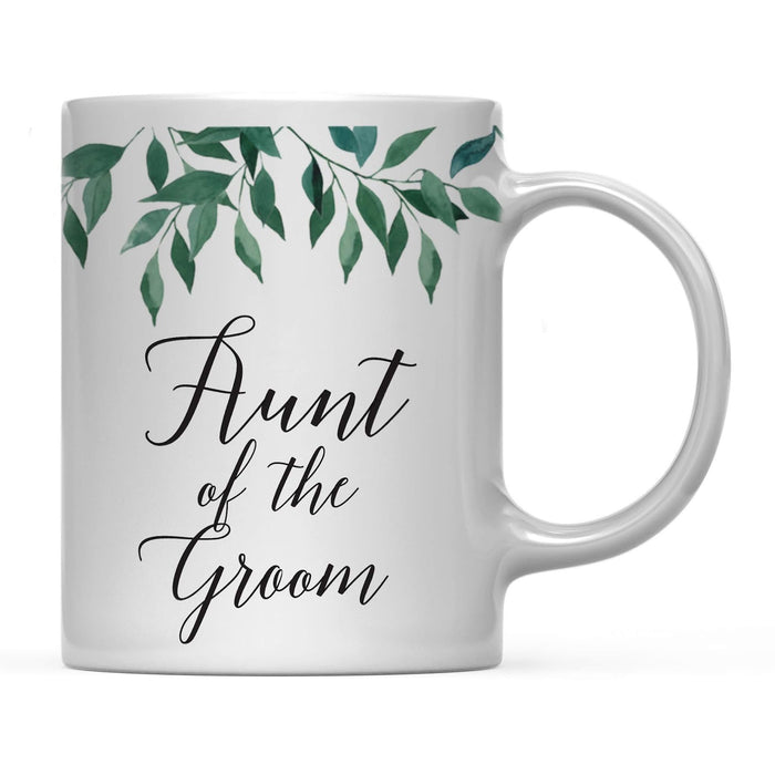 Natural Greenery Green Leaves Wedding Coffee Mug-Set of 1-Andaz Press-Bride-