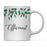 Natural Greenery Green Leaves Wedding Coffee Mug-Set of 1-Andaz Press-Bride-
