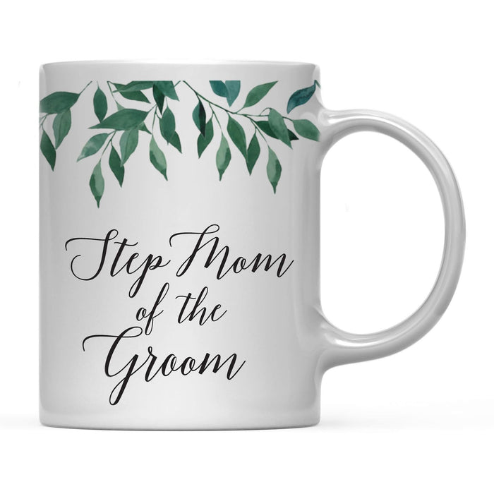 Natural Greenery Green Leaves Wedding Coffee Mug-Set of 1-Andaz Press-Bride-