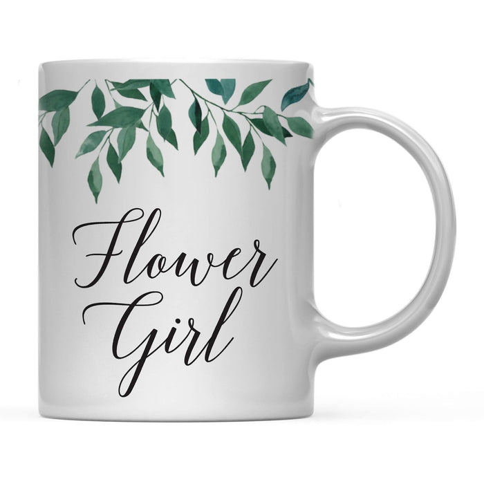 Natural Greenery Green Leaves Wedding Coffee Mug-Set of 1-Andaz Press-Bride-