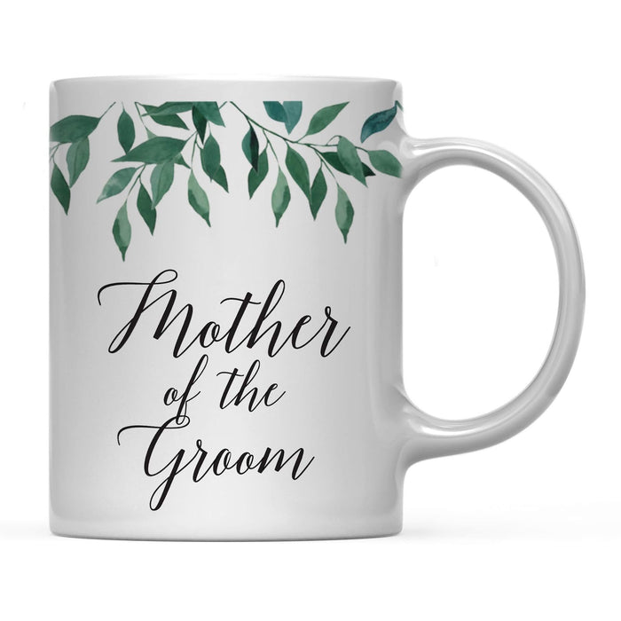 Natural Greenery Green Leaves Wedding Coffee Mug-Set of 1-Andaz Press-Bride-