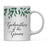 Natural Greenery Green Leaves Wedding Coffee Mug-Set of 1-Andaz Press-Godmother of the Groom-
