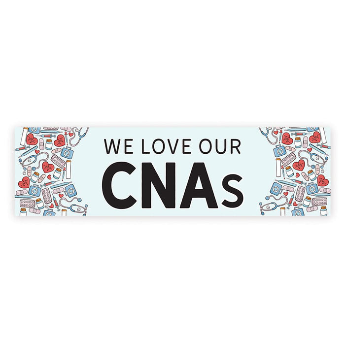 Nurses Week Thank You Banner, Large CNA Week Nurse Appreciation Decor-Set of 1-Andaz Press-Thank You We Appreciate You-