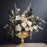 Pedestal Vase for Centerpieces with Handles-Koyal Wholesale-Gold-Set of 1-