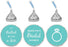 Personalized Wedding Ring Bridal Shower Hershey's Kisses Label Stickers-Set of 216-Andaz Press-