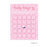 Pink Girl Nautical Baby Shower Games & Fun Activities-Set of 20-Andaz Press-Baby Bingo-