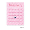 Pink Girl Nautical Baby Shower Games & Fun Activities-Set of 20-Andaz Press-Baby Bingo-