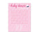 Pink Girl Nautical Baby Shower Games & Fun Activities-Set of 20-Andaz Press-Word Search-