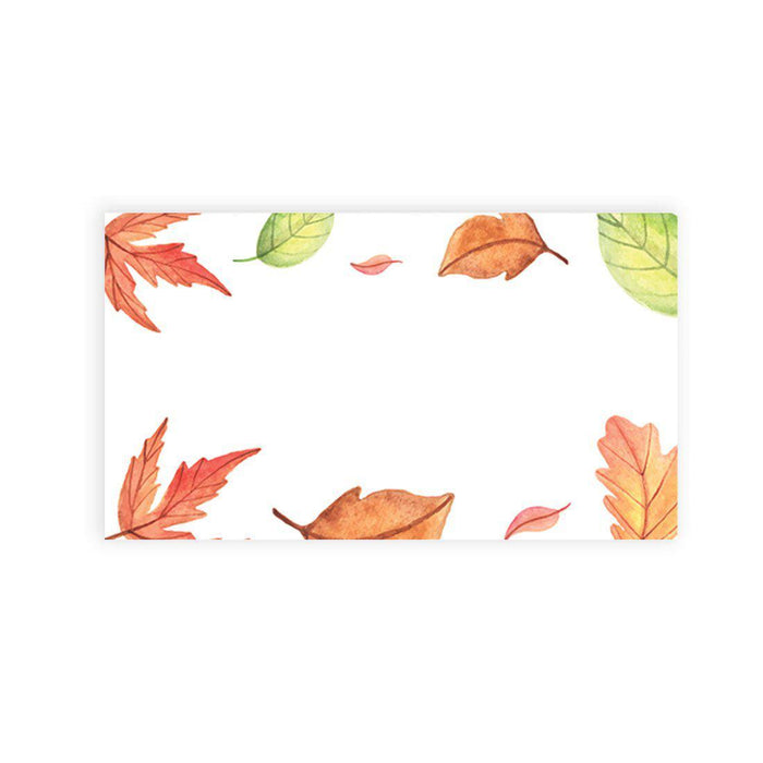 Place Cards for Wedding Party Tables, Seating Name Place Cards, Wedding Decorations Design 1-Set of 60-Andaz Press-Autumn Fall Maple Leaves-