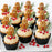 Platinum Glitter Cupcake Wrappers-Set of 50-Koyal Wholesale-Red-