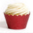 Platinum Glitter Cupcake Wrappers-Set of 50-Koyal Wholesale-Red-