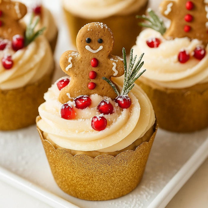 Platinum Glitter Cupcake Wrappers-Set of 50-Koyal Wholesale-Red-