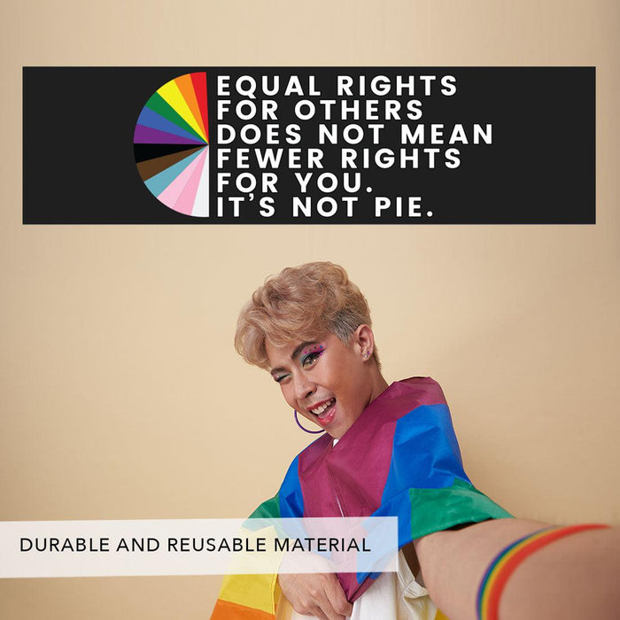 Pride Month Banner for Decor, Set of 1-Set of 1-Andaz Press-Progress Pride Flag-