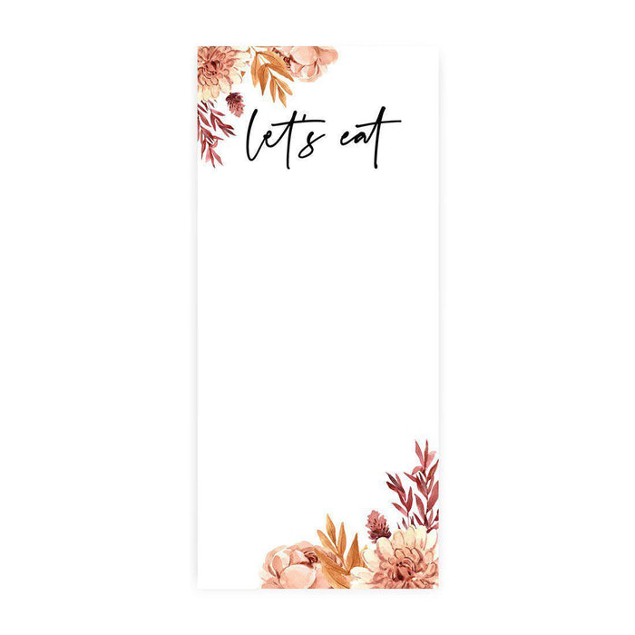 Printable Wedding Paper Menu Cards for DIY Printer for Dinner Table Place Settings Design 1-Set of 52-Andaz Press-Autumn Fall Maple Leaves-