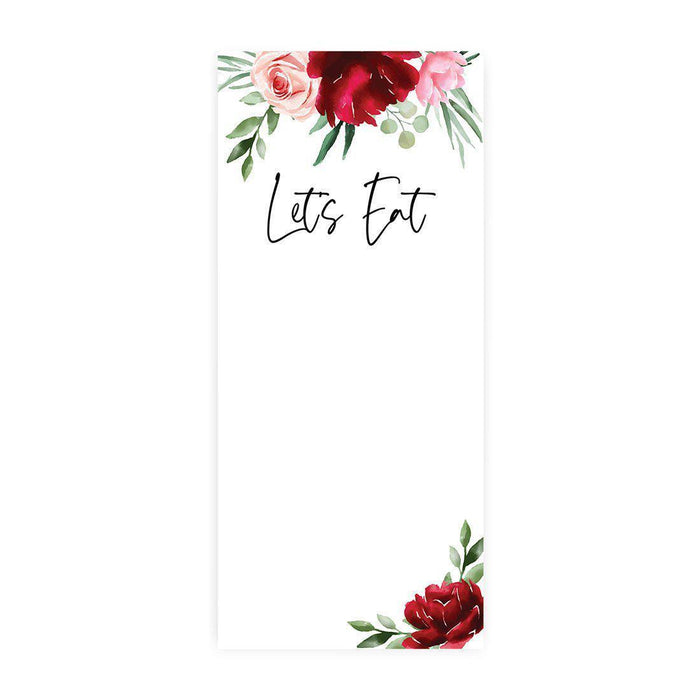 Printable Wedding Paper Menu Cards for DIY Printer for Dinner Table Place Settings Design 1-Set of 52-Andaz Press-Autumn Fall Maple Leaves-