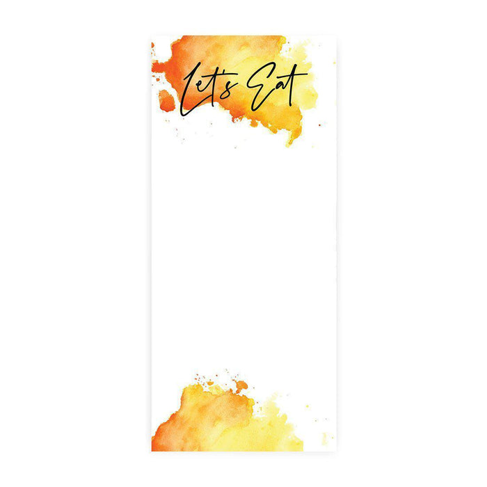 Printable Wedding Paper Menu Cards for DIY Printer for Dinner Table Place Settings Design 1-Set of 52-Andaz Press-Autumn Fall Maple Leaves-