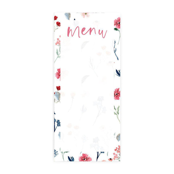 Printable Wedding Paper Menu Cards for DIY Printer for Dinner Table Place Settings Design 2-Set of 52-Andaz Press-Winter-