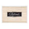 Retirement Signature Frame Guest Book Alternative, Set of 1-Set of 1-Andaz Press-Rustic Wood-