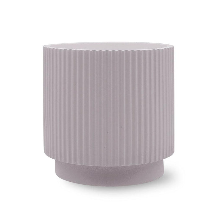 Ribbed Round Modern Vases, Set of 4-Set of 4-Koyal Wholesale-Mauve-