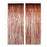 Rose Gold Foil Fringe Party Door Curtain Backdrop, 2-Pack-Set of 1-Andaz Press-