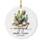 Set of 1 Cactus Ceramic Ornament for Christmas, Custom Succulent Decor, Ideal Gift for Couples-Set of 1-Andaz Press-Cactus Western-
