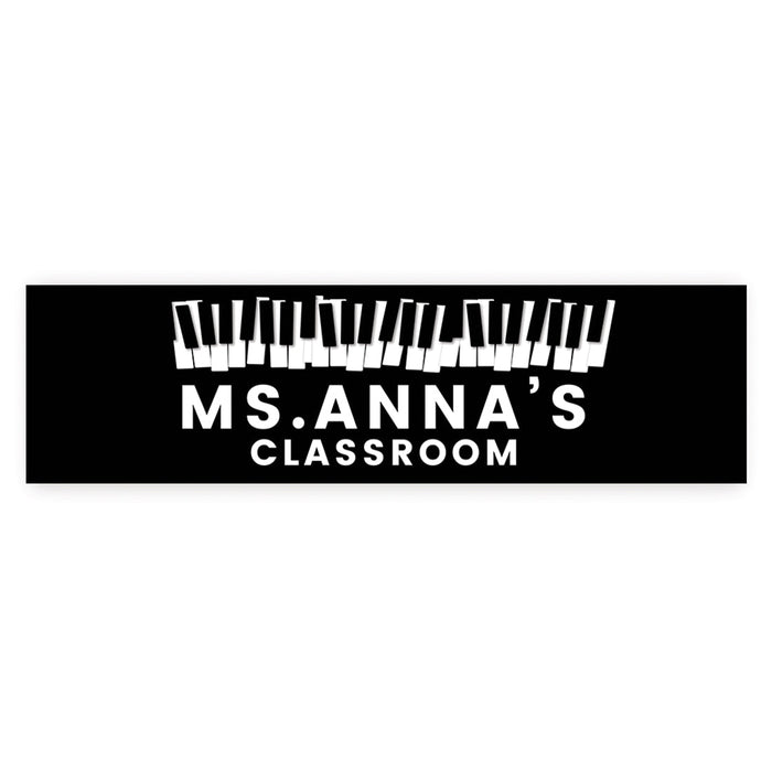 Set of 1 Custom 13x48 Classroom Door Sign | Welcome Sign, Classroom Decor-Set of 1-Andaz Press-Art Classroom Banner-