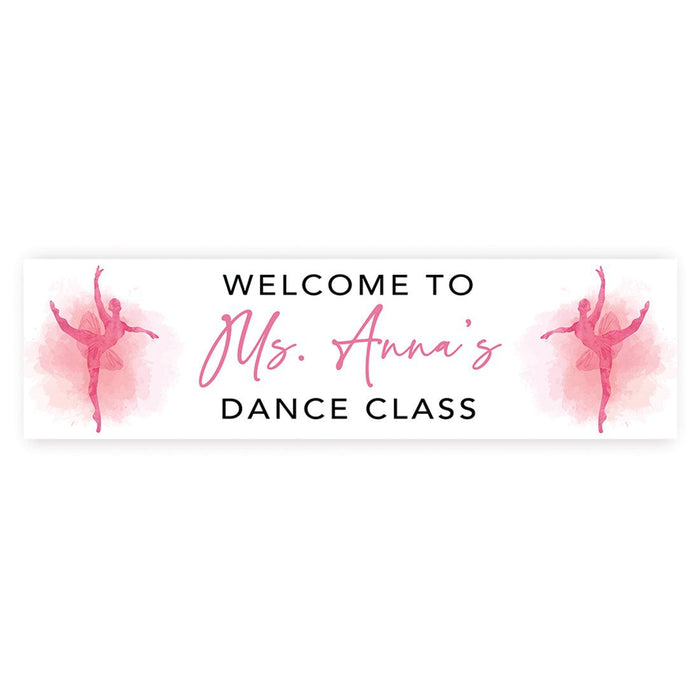 Set of 1 Custom 13x48 Classroom Door Sign | Welcome Sign, Classroom Decor-Set of 1-Andaz Press-Art Classroom Banner-