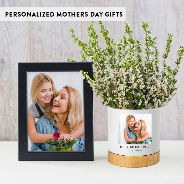 Set of 1 Custom Grandma's Garden Pot with Drainage – Gift for Mom, Nana, Mimi, Mother's Day-Set of 1-Andaz Press-Mother's Day Flower Pot-