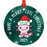 Set of 1 Custom Metal Axolotl Ornament for Kids – Cute Christmas Tree Decoration-Set of 1-Andaz Press-Axolotl with Santa Hat-