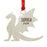 Set of 1 Laser Engraved Custom Christmas Dragon Ornament 20XX for Tree Unique Holiday Decor-Set of 1-Andaz Press-Round Laser Engraved Dragon-