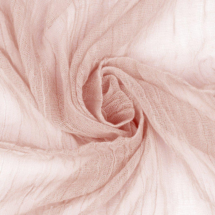 Set of 10 Gauze Cheesecloth Napkins For Wedding Table Decorations, Reception Table Settings-Set of 10-Koyal Wholesale-Mauve-