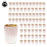Set of 12 2.6" Tall Frosted Ombre Mercury Glass Votive Candle Holders Bulk Pack-Koyal Wholesale-White-Set of 1 (12 PC)-