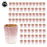 Set of 12 2.6" Tall Frosted Ombre Mercury Glass Votive Candle Holders Bulk Pack-Koyal Wholesale-White-Set of 1 (12 PC)-