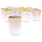 Set of 12 2.6" Tall Frosted Ombre Mercury Glass Votive Candle Holders Bulk Pack-Koyal Wholesale-White-Set of 1 (12 PC)-