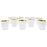 Set of 12 3" Frosted Ombre Mercury Glass Votive Candle Holders Bulk Pack-Koyal Wholesale-White-Set of 1 (12 PC)-
