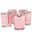 Set of 12 Antique Mercury Glass Votive Cups Bulk Pack-Sold By Case-Koyal Wholesale-Pink-2" D x 2.5" H-Set of 1 (12 PC)