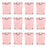 Set of 12 Antique Mercury Glass Votive Cups Bulk Pack-Sold By Case-Koyal Wholesale-Pink-2" D x 2.5" H-Set of 1 (12 PC)