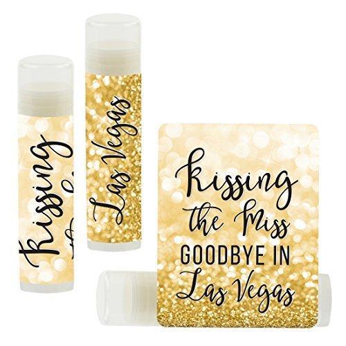 Set of 12 Bachelorette Faux Gold Glitter Shimmer, Lip Balm Favors-Set of 12-Andaz Press-Same Penis Forever-