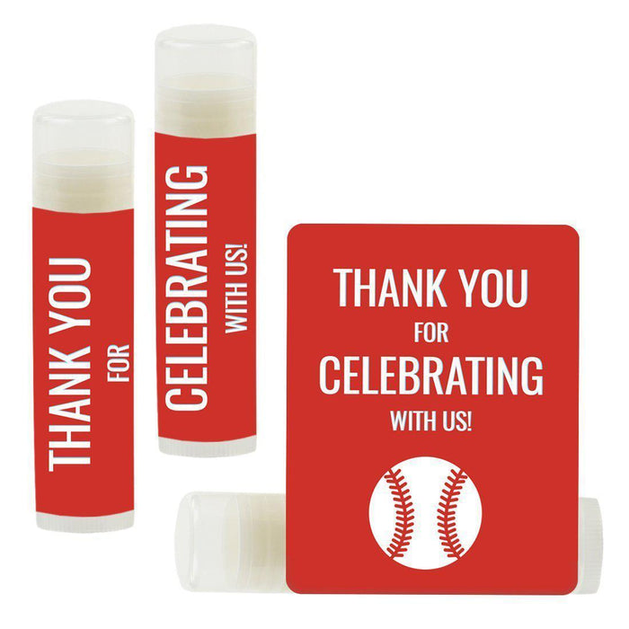 Set of 12 Lip Balm Birthday Party Favors, Thank You for Celebrating with Us-Set of 12-Andaz Press-Princess Crown-
