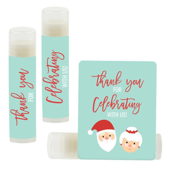 Set of 12 Lip Balm Birthday Party Favors, Thank You for Celebrating with Us-Set of 12-Andaz Press-Princess Crown-