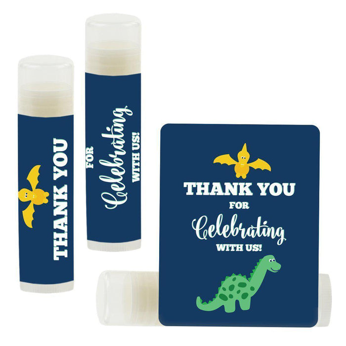 Set of 12 Lip Balm Birthday Party Favors, Thank You for Celebrating with Us-Set of 12-Andaz Press-Princess Crown-